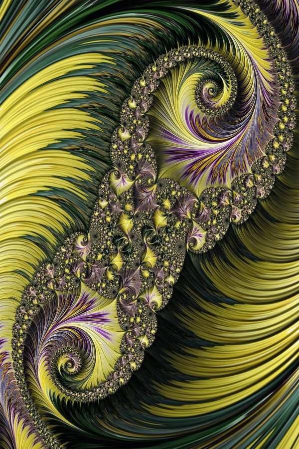 Yellow Daisy Fractal
